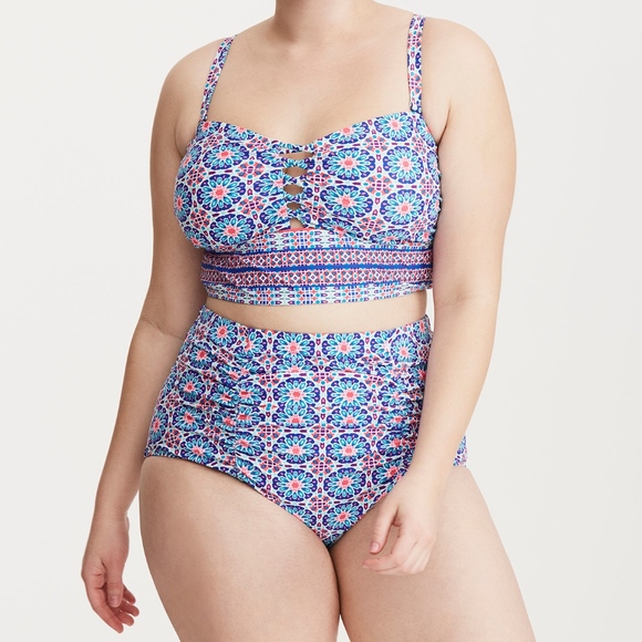 torrid Other - TORRID Tile Print High Waist Swimsuit Bottom 4x